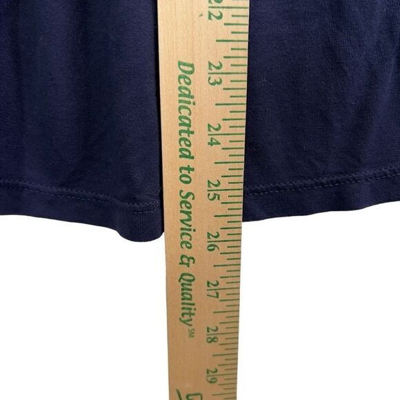 Boden Navy Swiss Dot Peplum Top size 14 - Picture 12 of 14